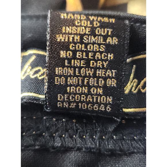 Baby Phat Jersey Women's 3XL Gold/Black Checkered Button Down Short Sleeve Y2K - Picture 7 of 7